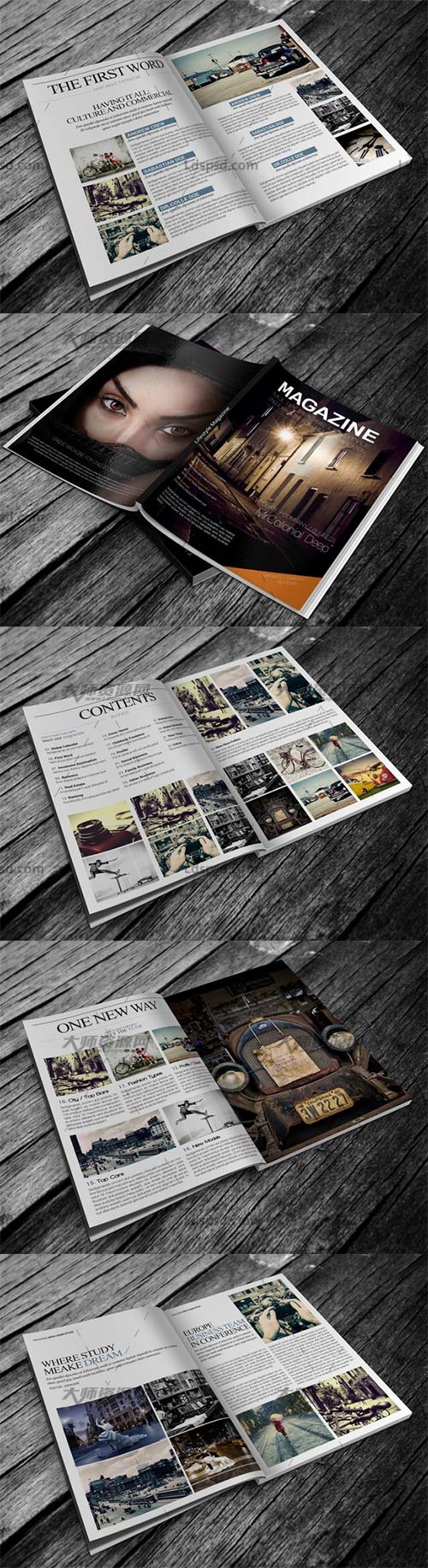 Lifestyle Multipurpose Magazine,indesign模板－商业杂志(通用型/16页)